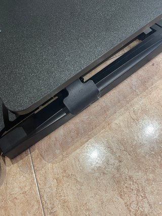 Escritorio Elevable Manual Negro