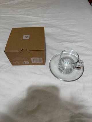 Set 2 Tazas Café Nespresso Vidrio