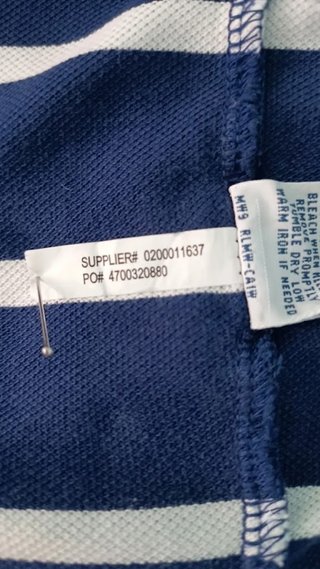Polo de rayas Ralph Lauren talla L.