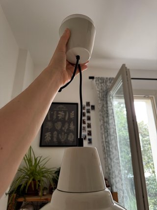 8 Lampadari IKEA FOTO bianco panna a sospensione