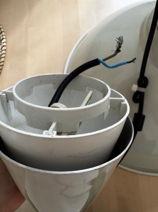 8 Lampadari IKEA FOTO bianco panna a sospensione