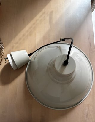 8 Lampadari IKEA FOTO bianco panna a sospensione