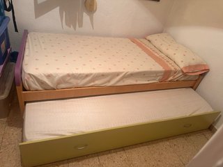 Dormitorio juvenil 2 camas + dos colchones