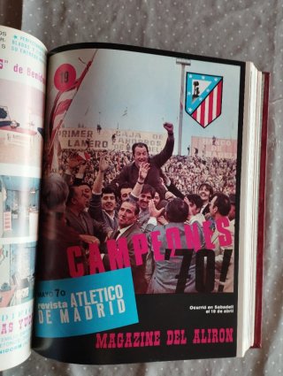 Revista Atlético de Madrid 1970.