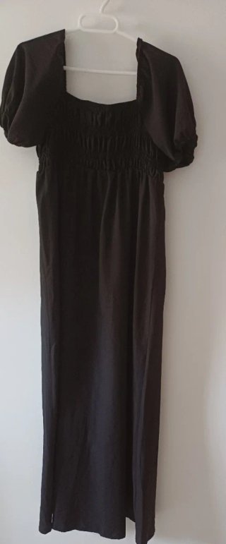 Vestido largo negro Shein