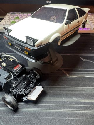 Mini Z AWD Drift Toyota AE86 + Nissan GTR
