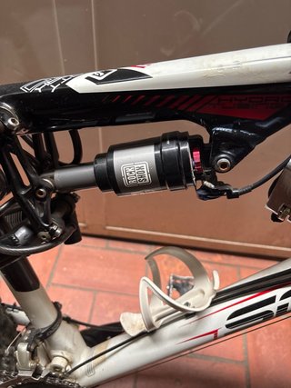 Bicicleta Scott Blanca y Roja