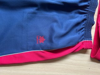 Conjunto deportivo Luanvi azul marino y rojo