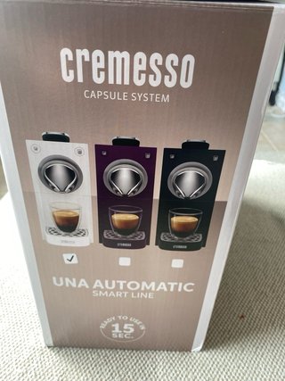 Cafetera Cremesso UNA Automatic Smart Line Blanca