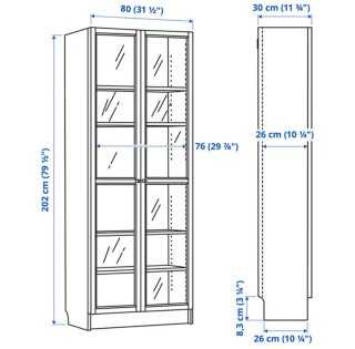 Libreria billy con puertas