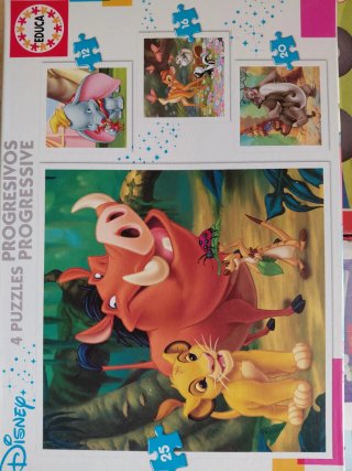 Lote Puzles y Juegos Educativos Infantil