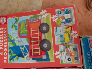 Lote Puzles y Juegos Educativos Infantil