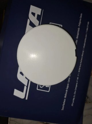 Tapa desagüe lavadora blanca