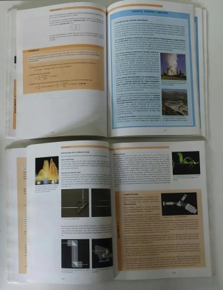 Lote 4 libros: Física+Química 1r i 2n Batxillerat