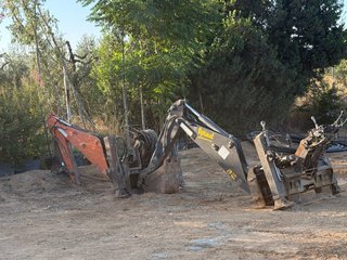 Retro Mini Retroexcavadora Bobcat