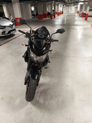 Kawasaki Z750 Naked Negra 2009