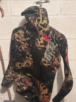 Traje de pesca submarina Elite 5mm talla m