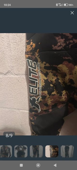 Traje de pesca submarina Elite 5mm talla m