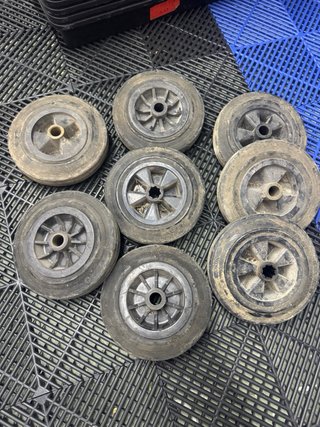 Ruedas de goma para carretilla