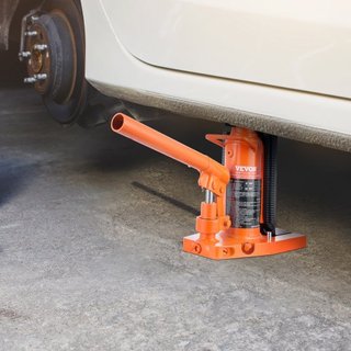 Gato Hidráulico de Punta, 2.5 Toneladas/2268 kg en Punta, Capacidad de Elevación de Gato de Máquina de 5 Toneladas/4536 kg en la Parte Superior, Altura de Punta de 0.8-5.3 in/2-13.5 cm, Altura Sup...