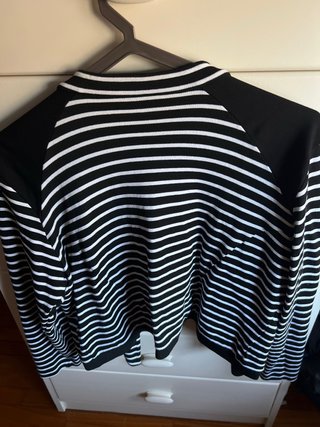 Casaco de Malha Mulher Listrado, veste ate L