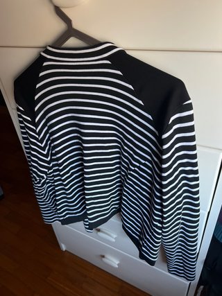 Casaco de Malha Mulher Listrado, veste ate L