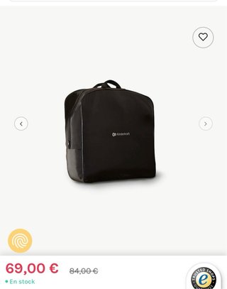 Cuna de viaje Kinderkraft Negra