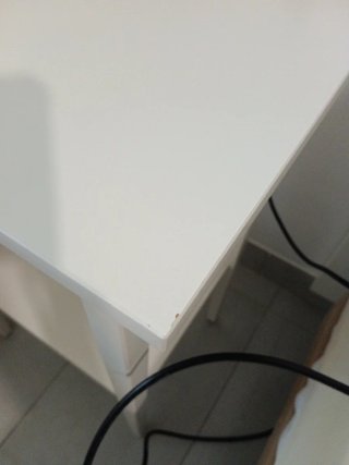 Mesita de noche Ikea blanca