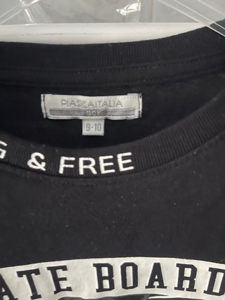 Maglia nera Skate Boarding Freestyle