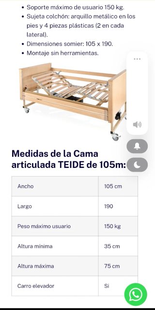 Cama articulada TEIDE Trend-Antitrend
