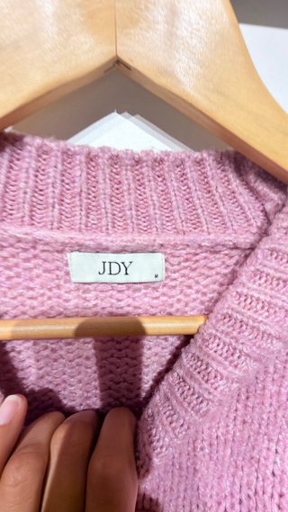 Jersey rosa oversize