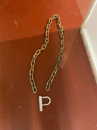 Cadena de seguridad para moto con candado, 1.70cm