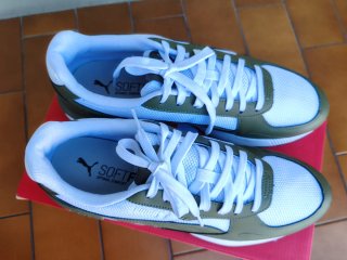 Sneakers Puma Verdi e Bianche Nuove