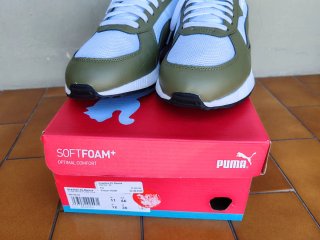 Sneakers Puma Verdi e Bianche Nuove