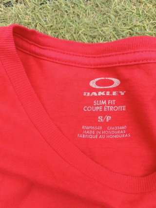 Camiseta Oakley Slim Fit Roja Talla S