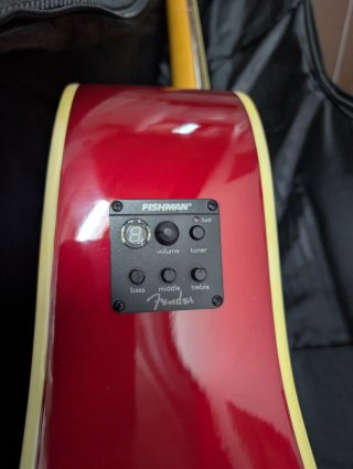 Guitarra Fender California Roja