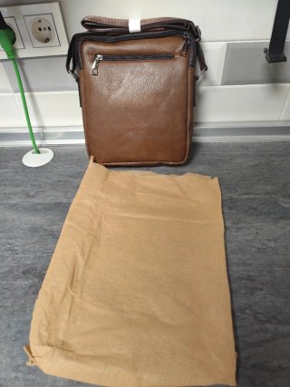 Bolso bandolera WEIXIER hombre marrón