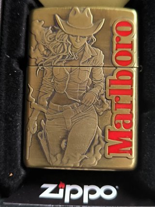 Zippo amor case vaquero grabados con esmaltes