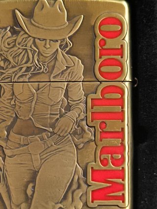 Zippo amor case vaquero grabados con esmaltes