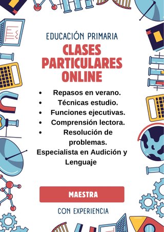 Clases particulares Educación Primaria