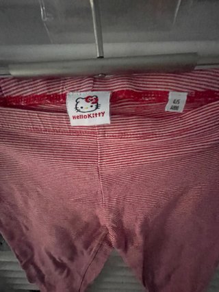 Pantalone bimba a righe rosa