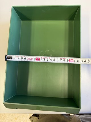 Cajón Portadocumentos Plástico Verde