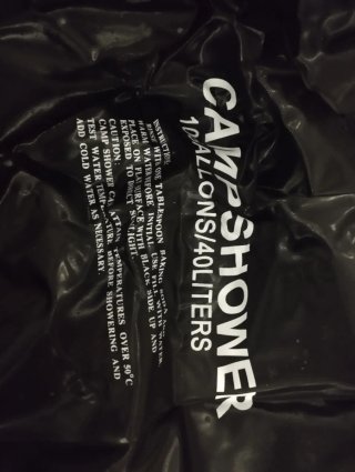 Bolsa de ducha 40L