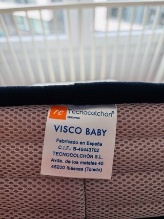 Colchón Cuna Bebé Visco Baby TECNOCOLCHÓN
