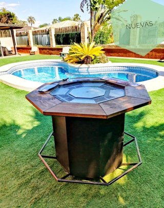 Barbacoa Argentina Negra y Plateada Ñ-3