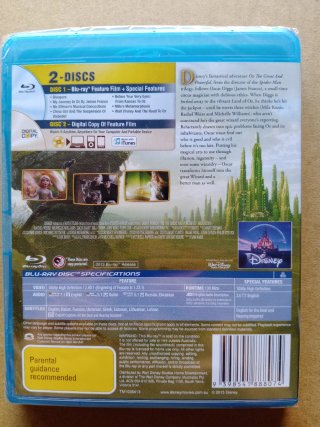 Oz: O Grande e Poderoso Blu-ray Disney