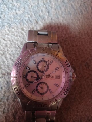 Reloj Lotus Cronógrafo Acero