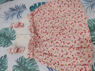 Vestido bebé T-12 meses floral para ocasiones