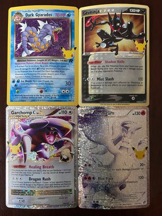 Lote 3 cartas Pokémon