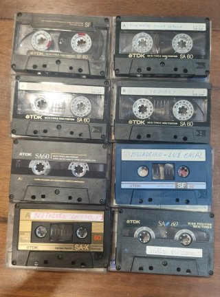 Lote 8 Cintas Casette TDK cromo